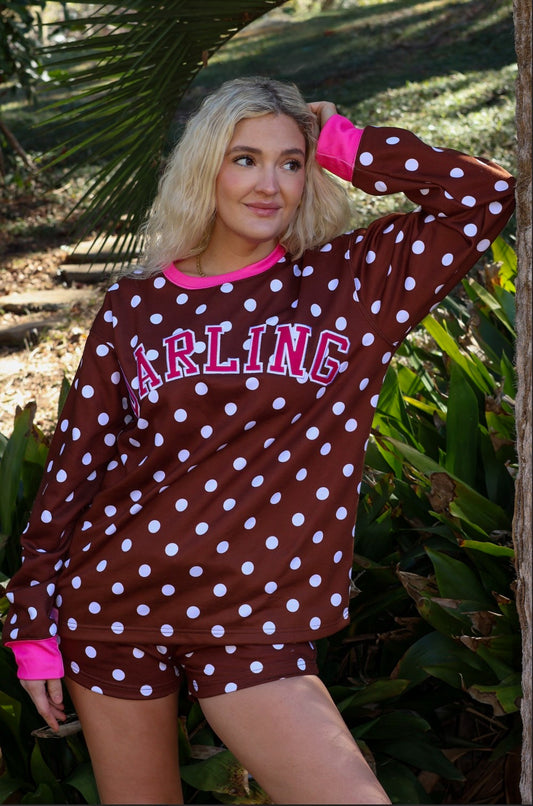 Darling Polka Dot Sweatshirt